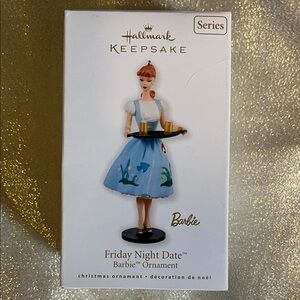 Hallmark Keepsake Barbie Ornament Friday Night Date series.